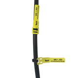 Cable markers without cable ties for large cable diameters