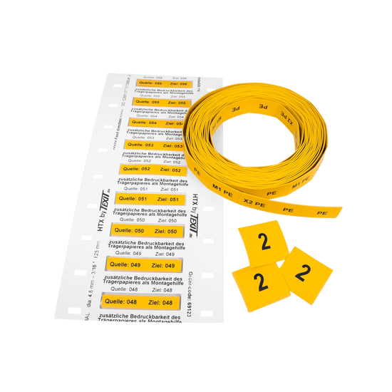 Have shrink tubing printed Shrink tubing markers