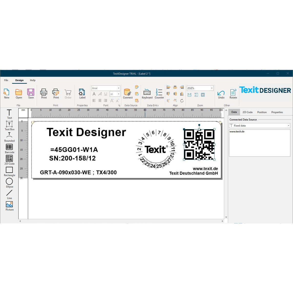 Texit Designer 11 label software