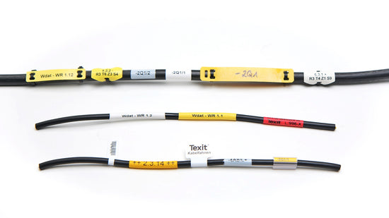 Pre-printed cable markers | cable identification from Texit