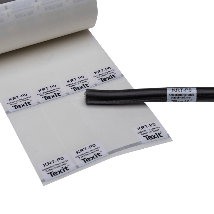 Texit KRT-P self-laminating cable markers
