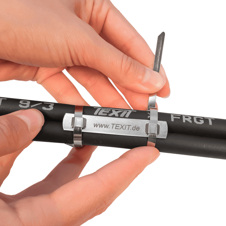 Cable labeling stainless steel