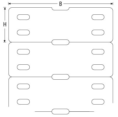 Cable markers dimensions