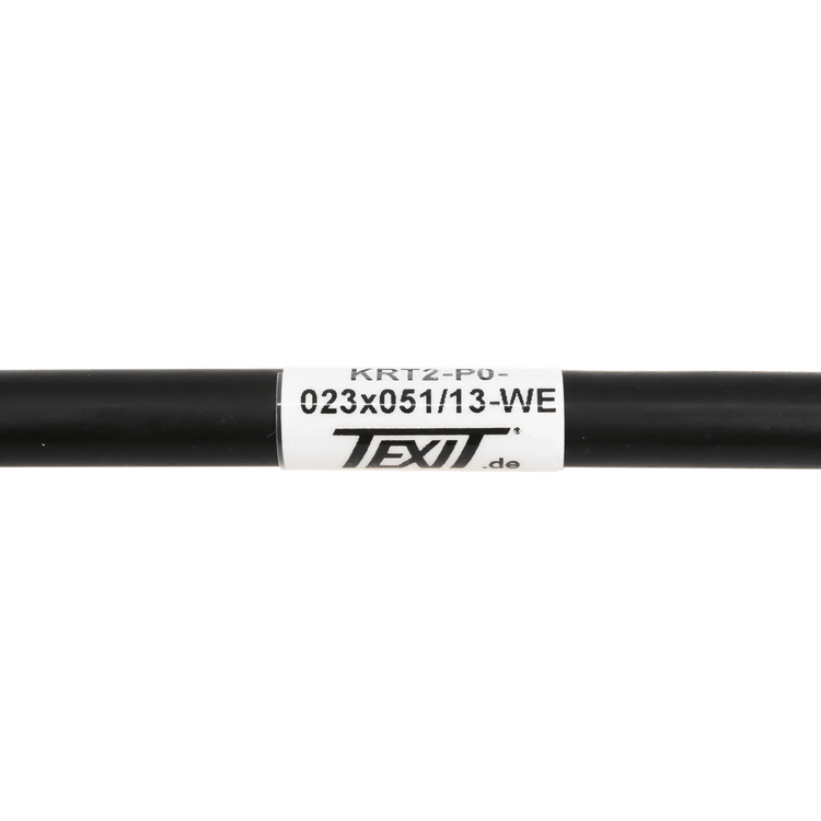 Cable label with protective laminate